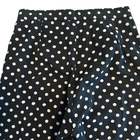 NWOT Compania Fantastică high waist polka dot wide leg pants linen like - Picture 7 of 16